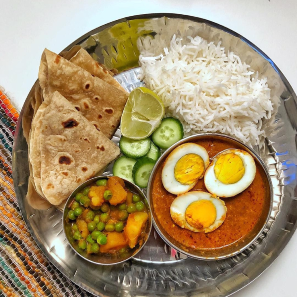 Egg Thali